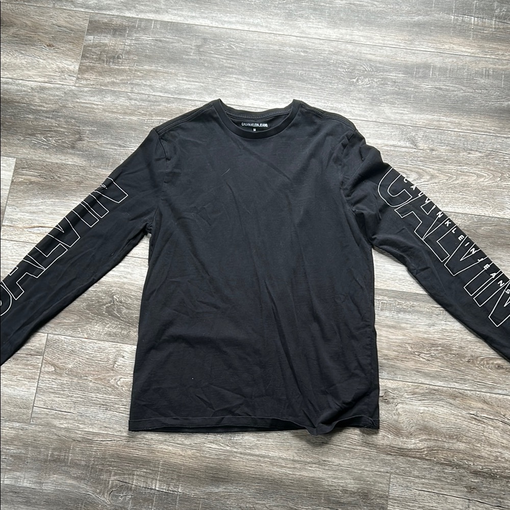 Calvin Klein Black Long Sleeve Tee